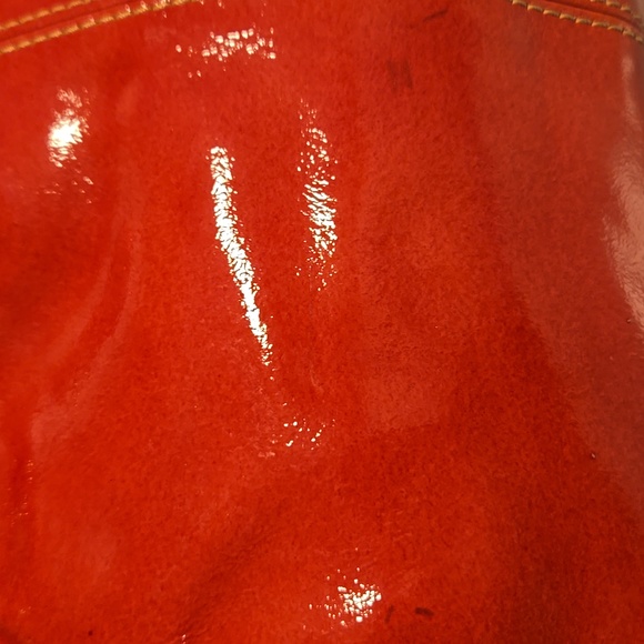 Dooney & Bourke Pink Patent Leather Satchel - Picture 15 of 15